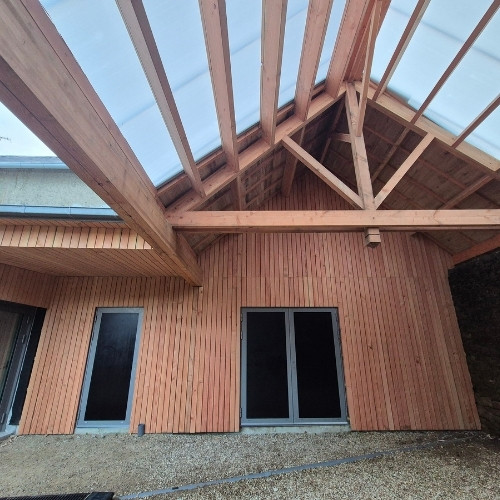 Extension crèche Coray - 100m² - BERTHE ET TABURET ARCHITECTES (29-CONCARNEAU) - Woodewood Finistère