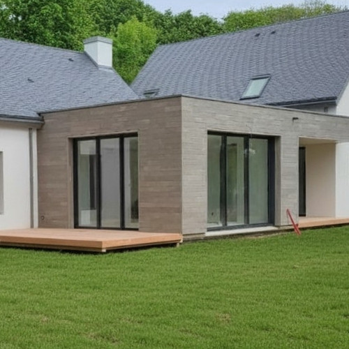Extension Riec sur Bélon - 157m² - Stephane PIRQUIN ARCHITECTURE (29-ROSPORDEN) - Woodewood Finistère