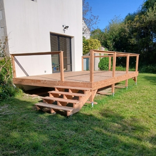 Terrasse Le Trévoux - Terrasse Lames DOUGLAS - Woodewood Finistère