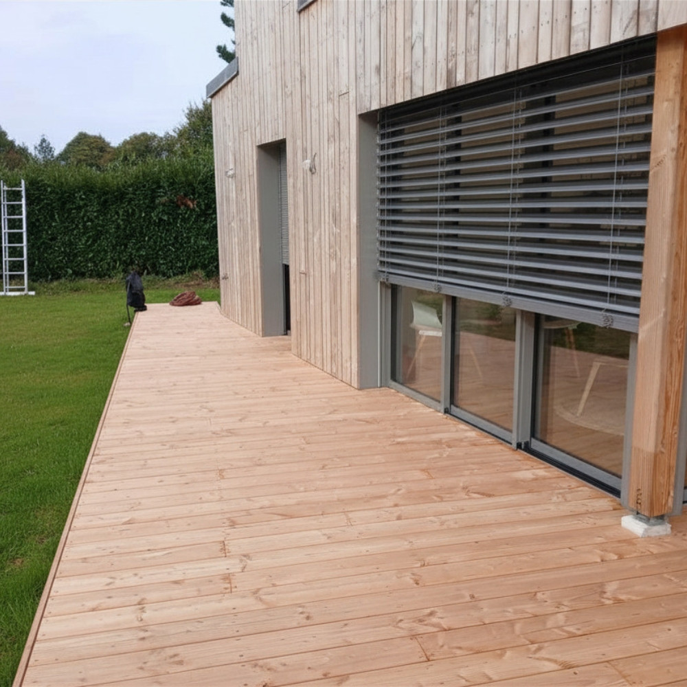 Extension de maison Pleuven - 84m² - BERTHE ET TABURET ARCHITECTES (29-CONCARNEAU) - Woodewood Finistère