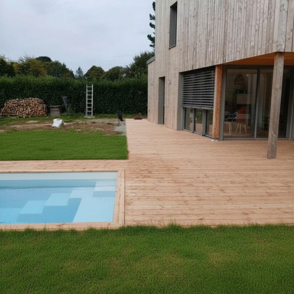 Extension de maison Pleuven - 84m² - BERTHE ET TABURET ARCHITECTES (29-CONCARNEAU) - Woodewood Finistère