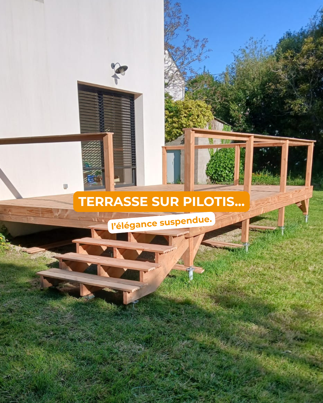 WOODEWOOD - Terrasse sur pilotis